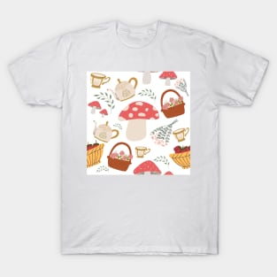 Mushroom Picnic Celebration T-Shirt